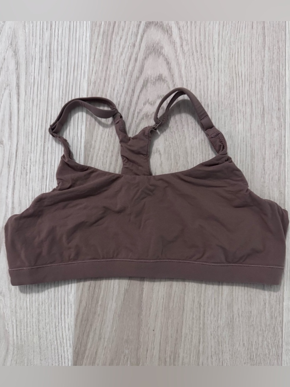 Skims super Soft Racerback Bralette - Brown